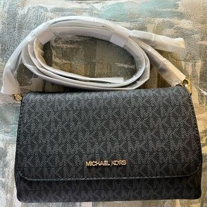Michael Kors Medium Logo Convertible Crossbody Bag